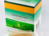 Деревянные зубочистки c ментолом оптом / Петрозаводск